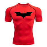 Mens Bat Print Compression Shirt