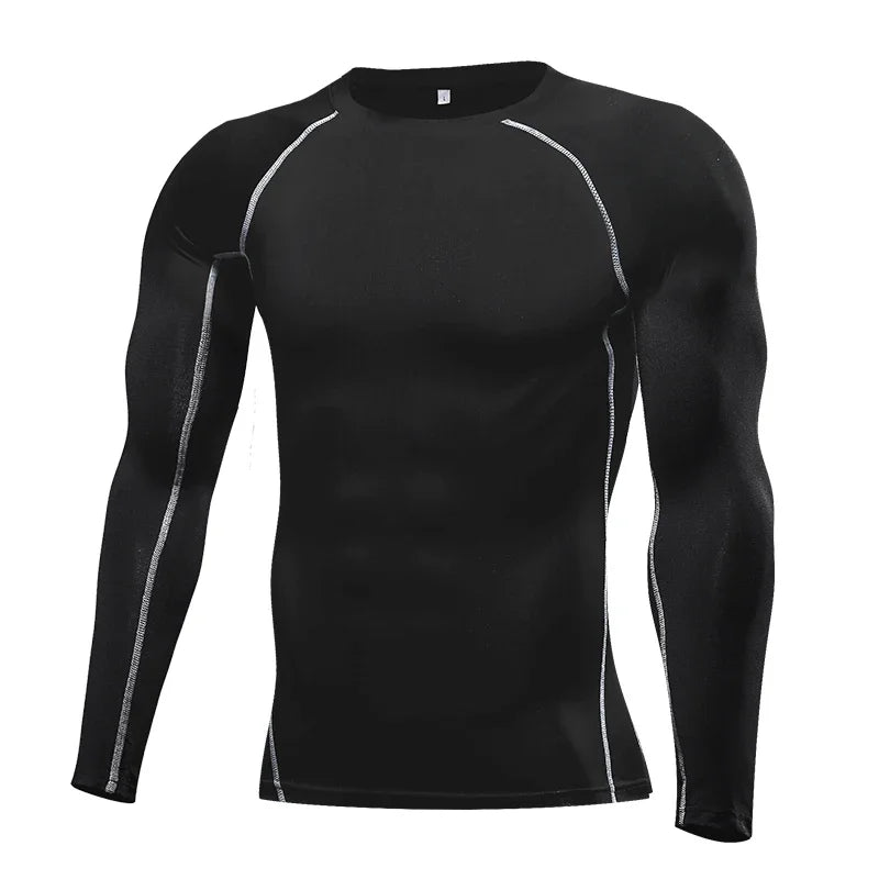 Mens Long Sleeve Compression Shirt