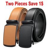 Mens Genuine Leather Ratchet Belt