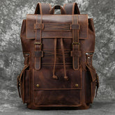 Genuine Leather Laptop Backpack