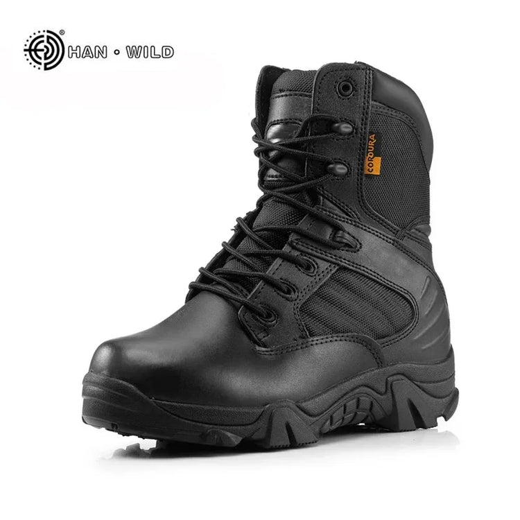 Mens Winter Tactical Ankle Boots