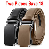 Mens Genuine Leather Ratchet Belt