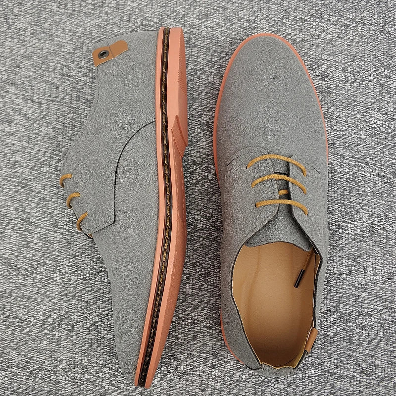Mens Suede Oxford Dress Shoes