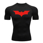 Mens Bat Print Compression Shirt