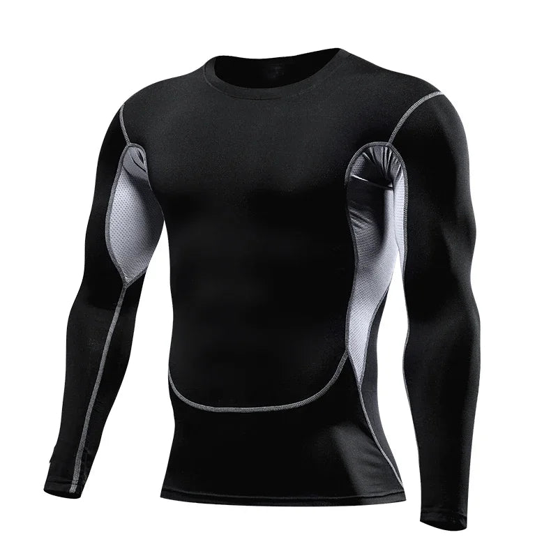 Mens Long Sleeve Compression Shirt