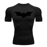 Mens Bat Print Compression Shirt