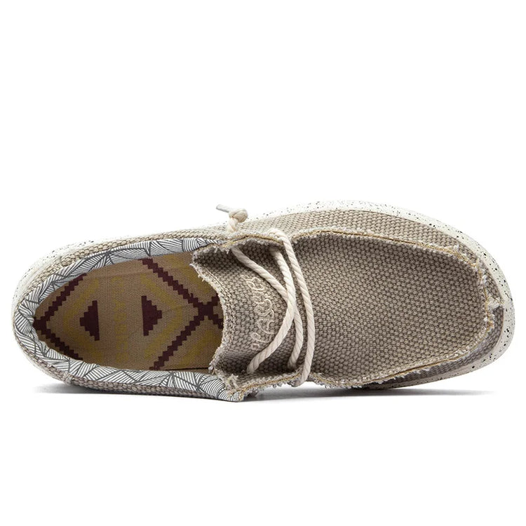 Mens Canvas Slip On Loafers