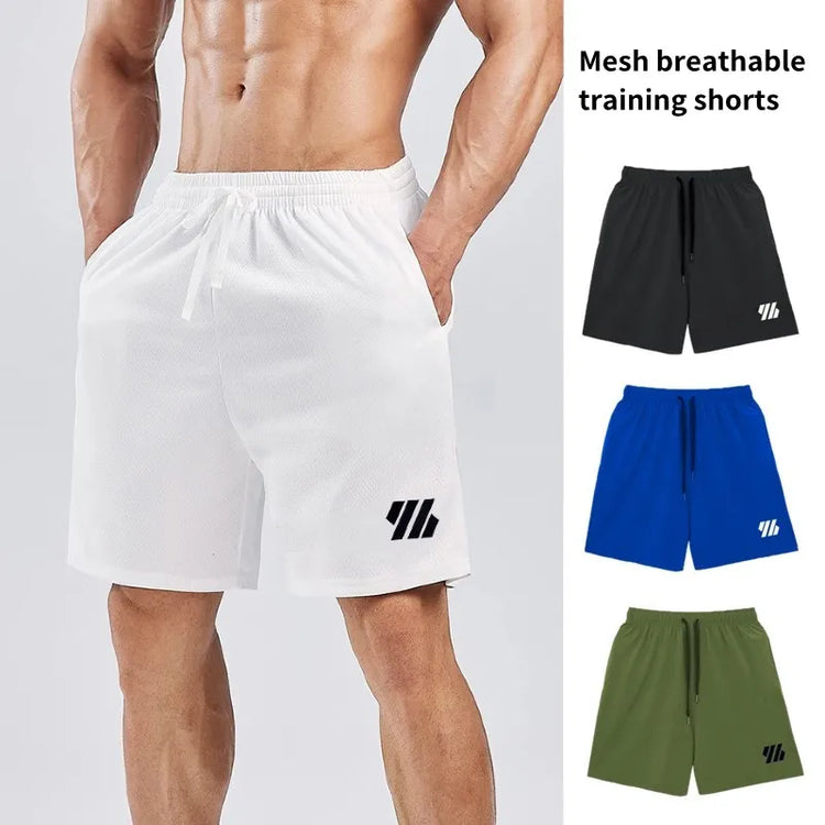 Mens Breathable Mesh Gym Shorts