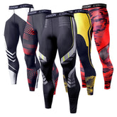 Mens Quick Dry Compression Running Tights