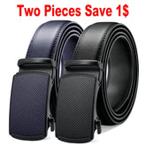 Mens Genuine Leather Ratchet Belt