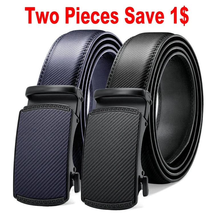 Mens Genuine Leather Ratchet Belt