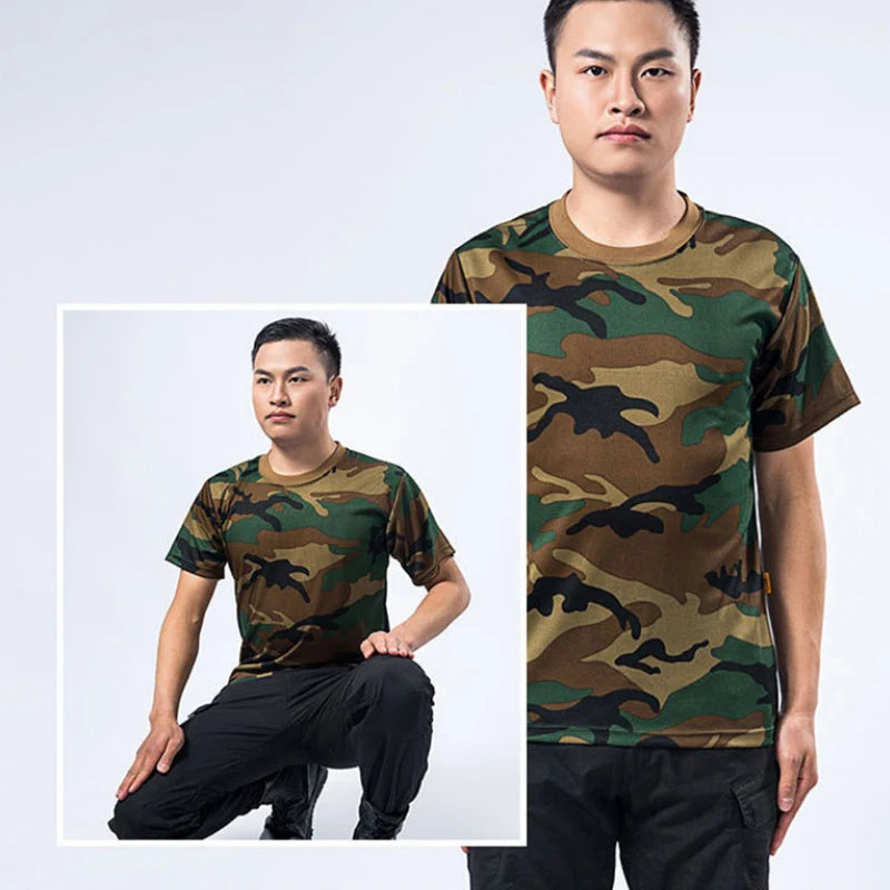 Mens Quick Dry Tactical T Shirt