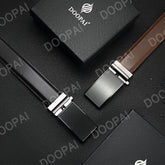 Mens Genuine Leather Ratchet Belt