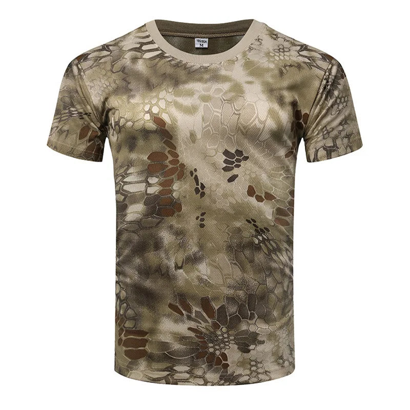 Mens Quick Dry Tactical T Shirt