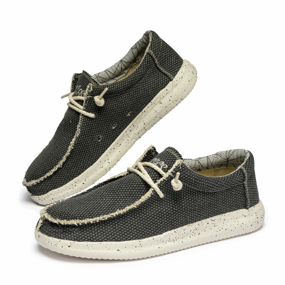 Mens Canvas Slip On Loafers