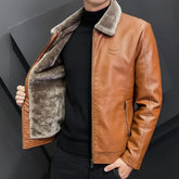Winter Leather Work Jacket