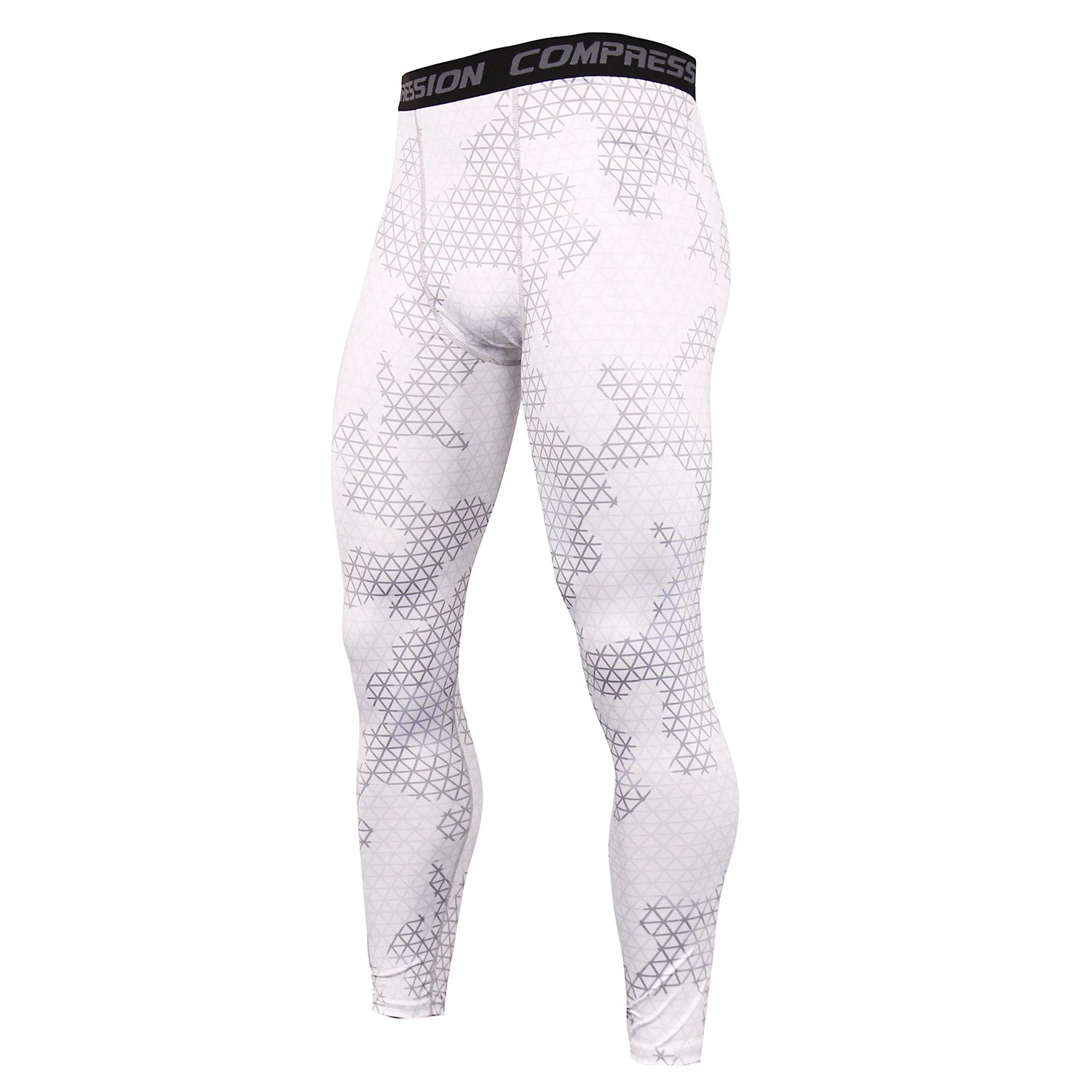 Mens Quick Dry Compression Running Tights
