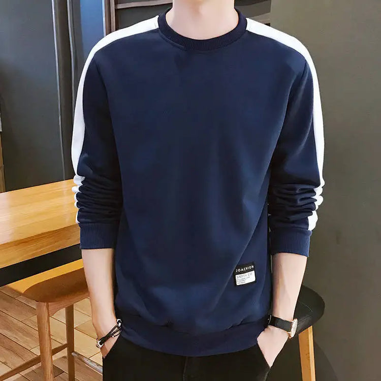 Patchwork Crewneck Sweatshirt