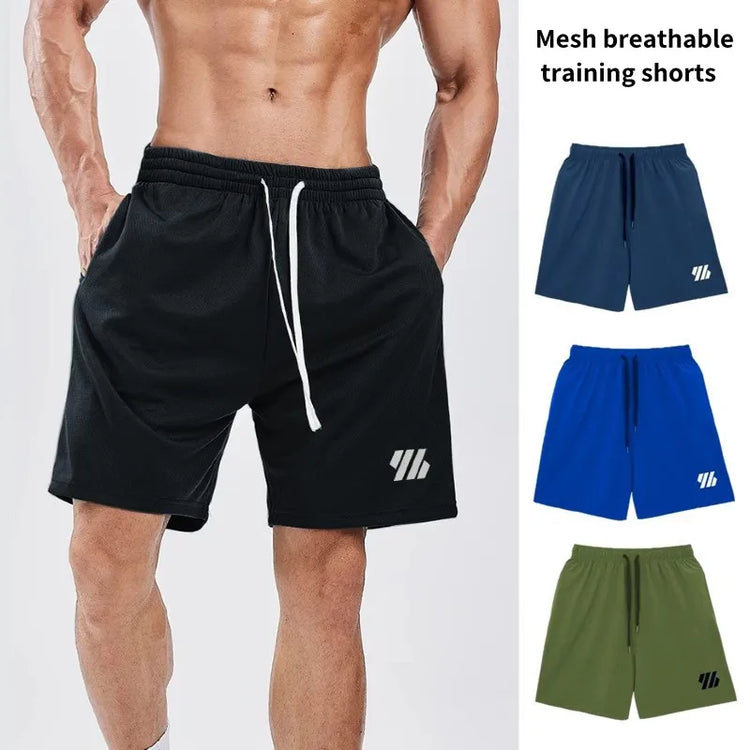 Mens Breathable Mesh Gym Shorts