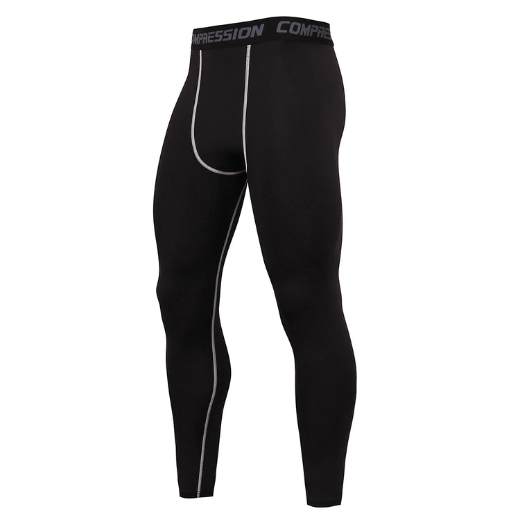 Mens Quick Dry Compression Running Tights
