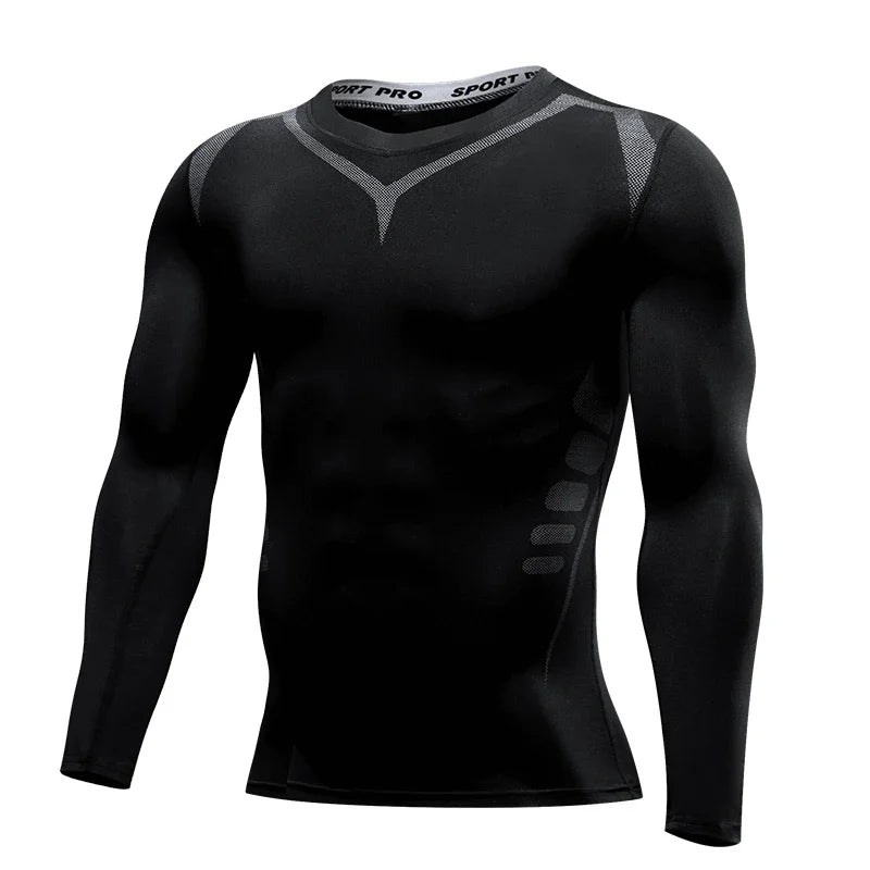 Mens Long Sleeve Compression Shirt