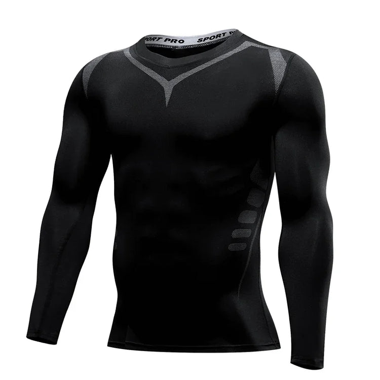 Mens Long Sleeve Compression Shirt
