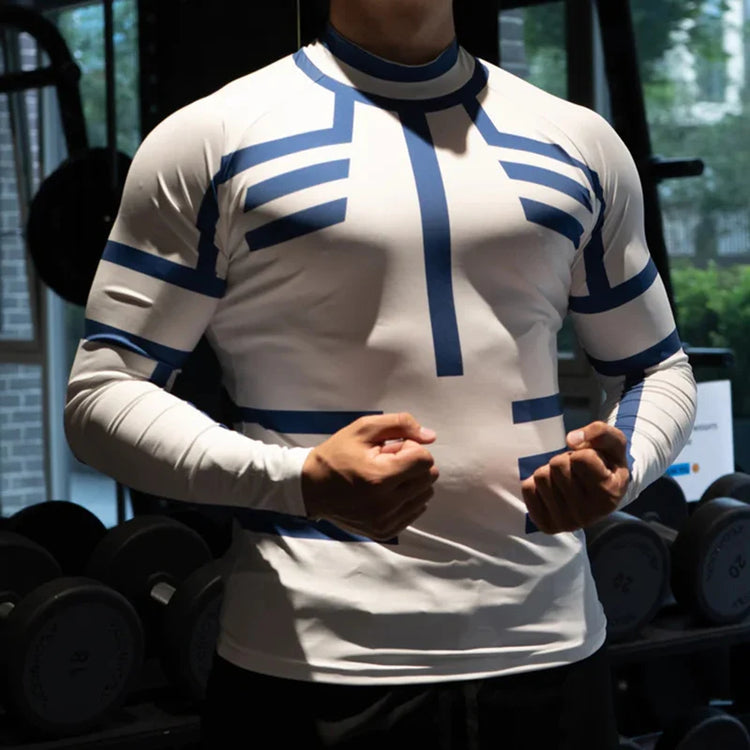 Mens Anime Compression Rash Guard