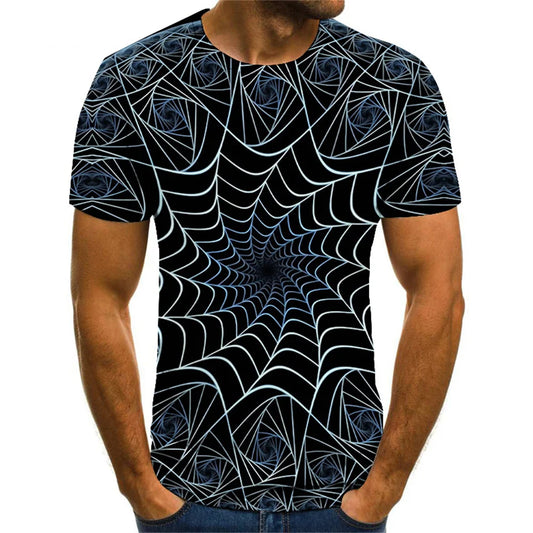 Premium Men's 3D Print Graphic T-Shirt - Vintage Streetwear Fit