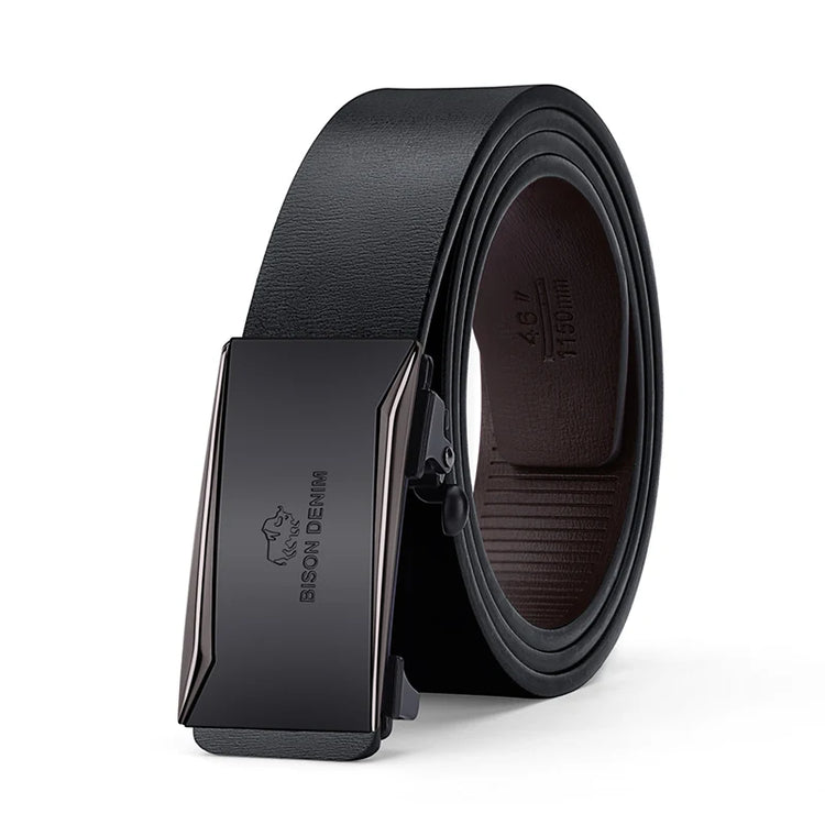 Mens Leather Ratchet Belt