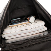 Large Capacity Leather Business Backpack