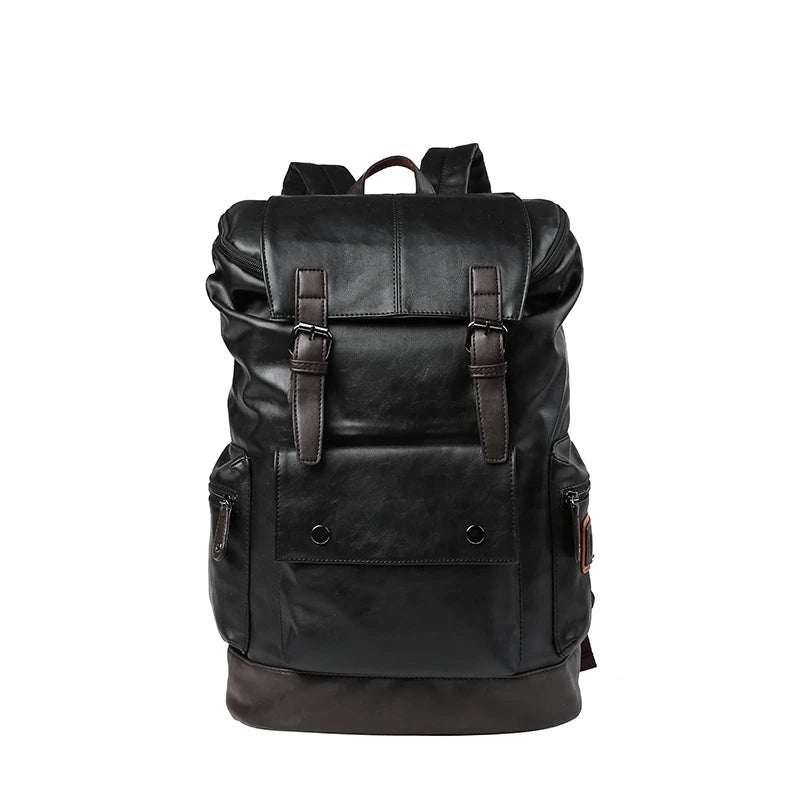 Large Capacity Leather Business Backpack