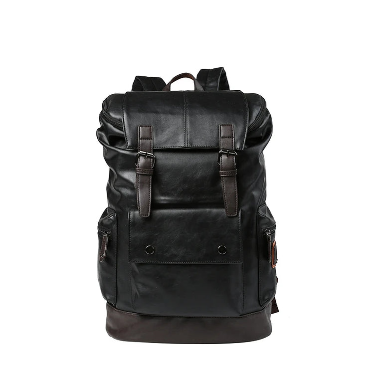 Large Capacity Leather Business Backpack