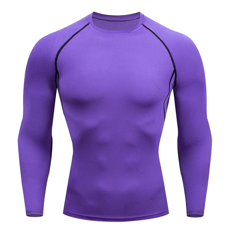 Mens Long Sleeve Compression Shirt