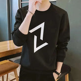 Patchwork Crewneck Sweatshirt
