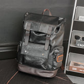 Large Capacity Leather Business Backpack