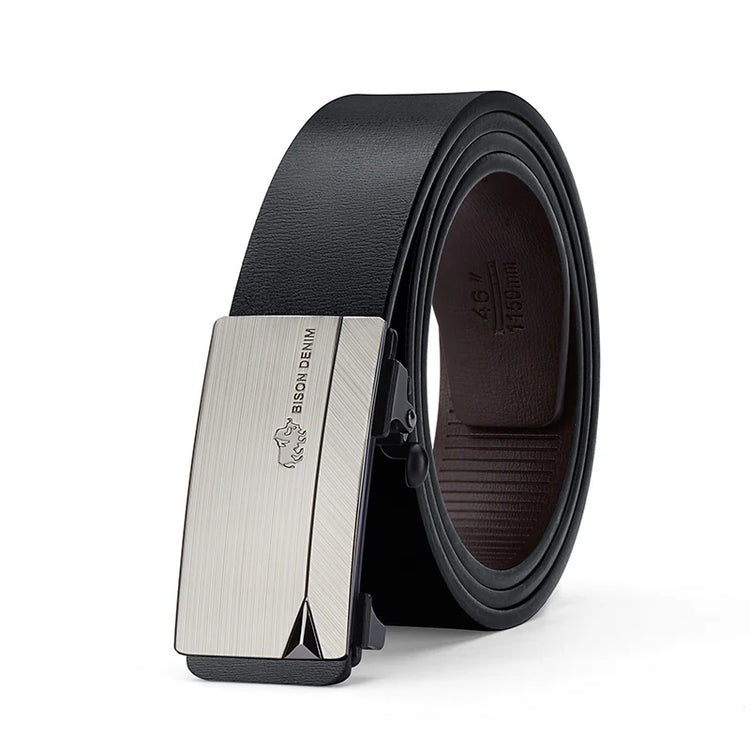 Mens Leather Ratchet Belt