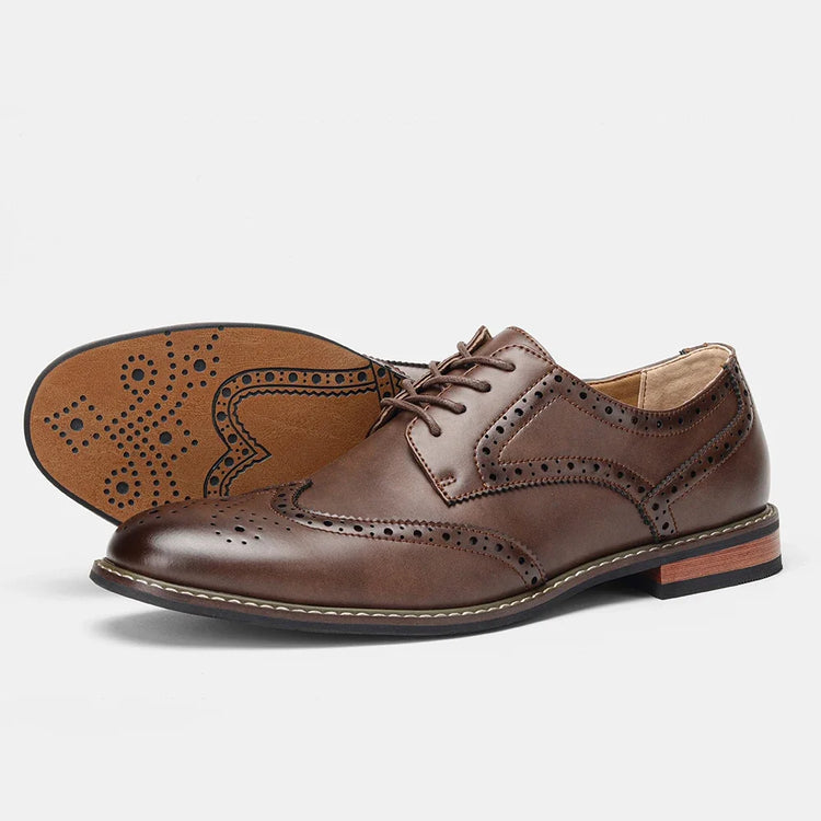Mens Brogue Dress Shoes
