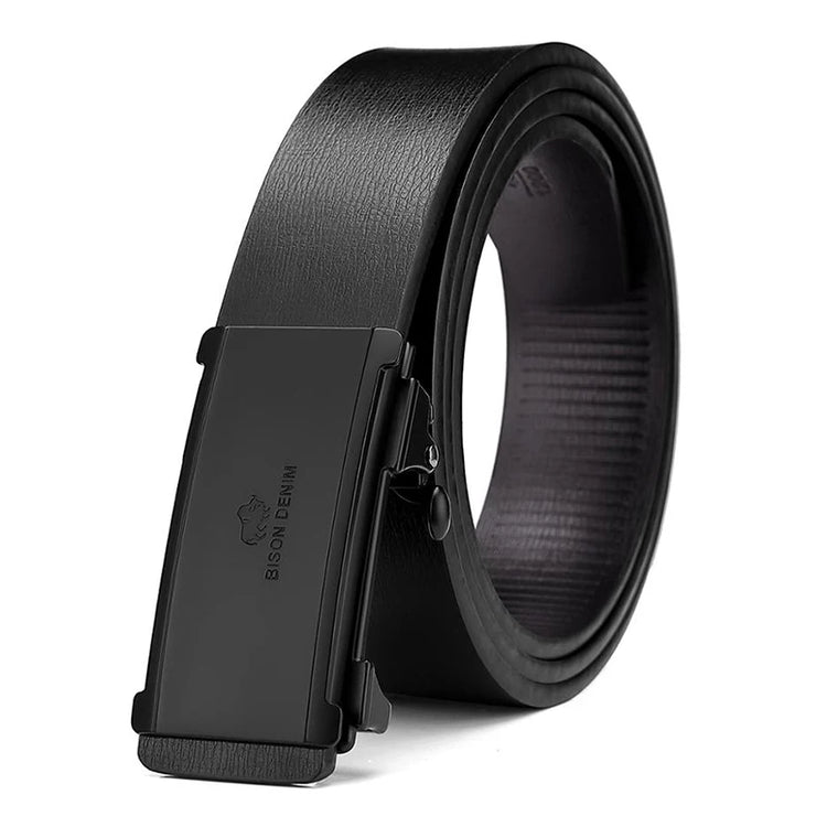 Mens Leather Ratchet Belt