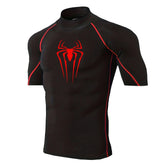 Mens Spider Print Compression Shirt