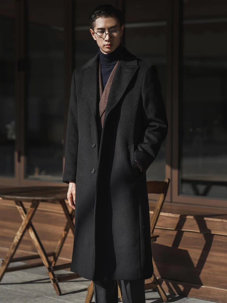 Wool Blend Trench Coat