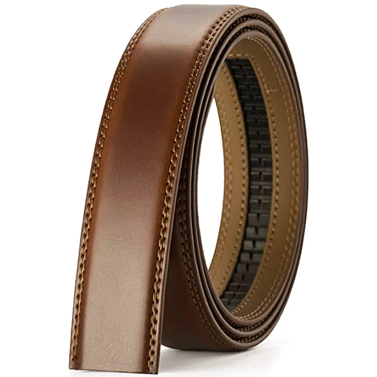 Mens Genuine Leather Ratchet Belt