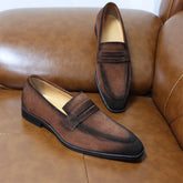Mens Formal Suede Loafers