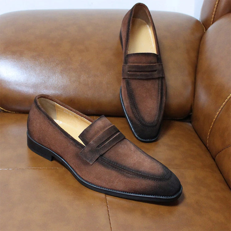 Mens Formal Suede Loafers