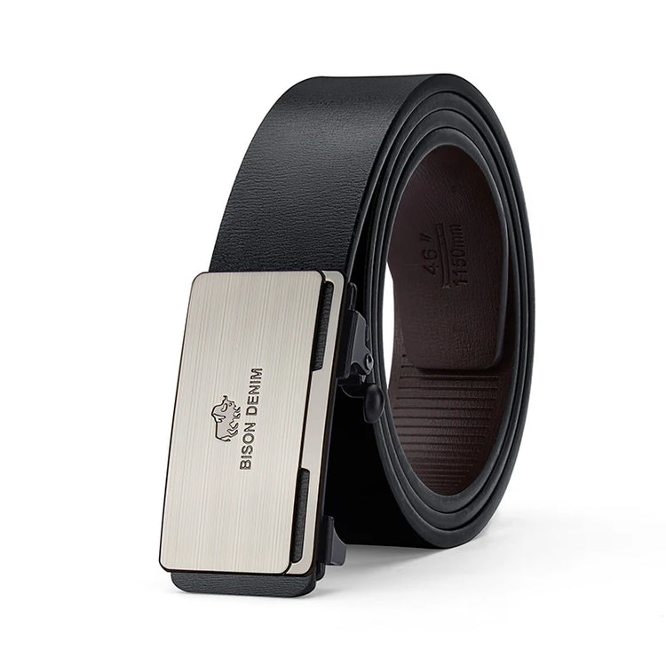 Mens Leather Ratchet Belt