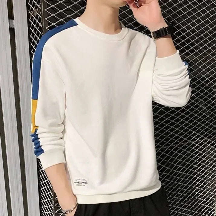 Patchwork Crewneck Sweatshirt