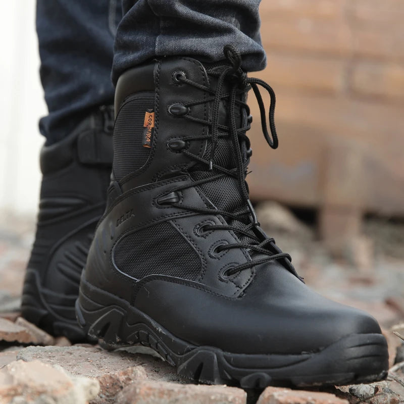 Mens Tactical Ankle Boots