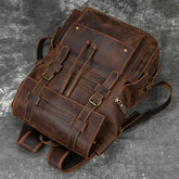 Genuine Leather Laptop Backpack