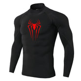 Mens Spider Print Compression Shirt