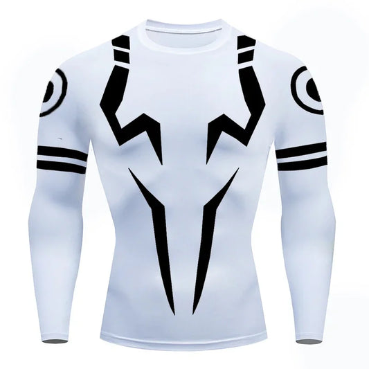 Mens Anime Compression Rash Guard