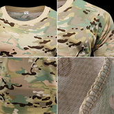 Mens Quick Dry Tactical T Shirt